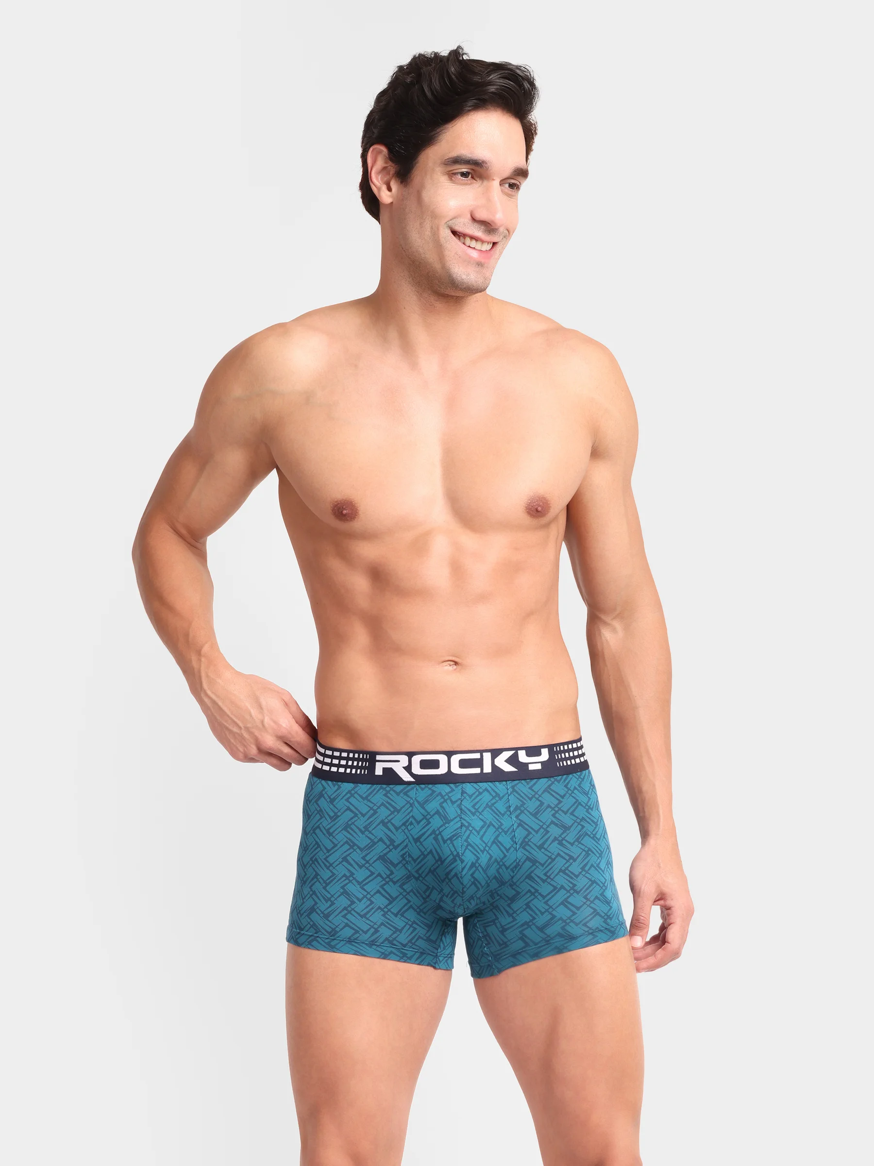RANJIT Rocky Flash Modal Trunk - Printed Top Elastic