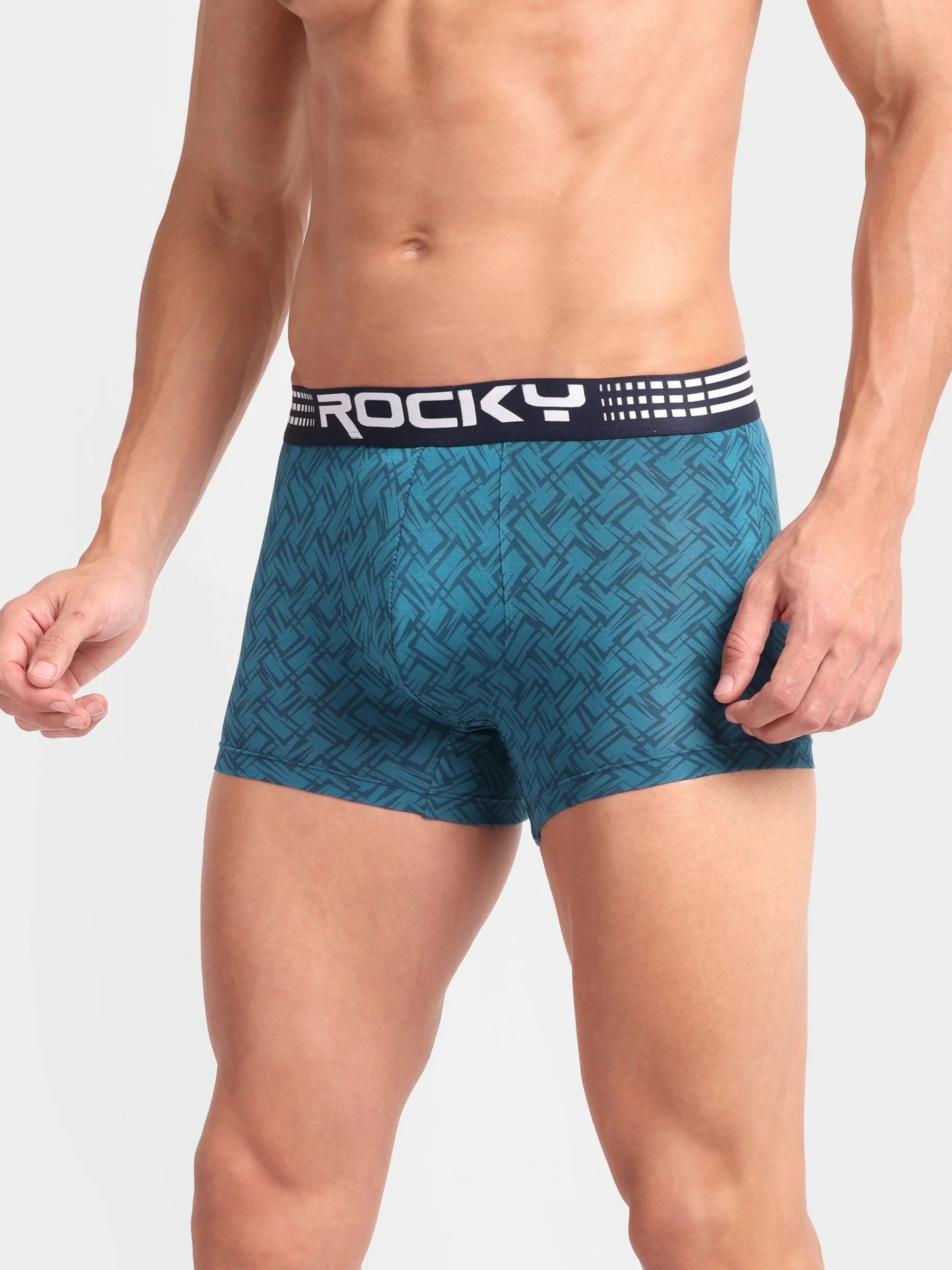 RANJIT Rocky Flash Modal Trunk - Printed Top Elastic - Image 3