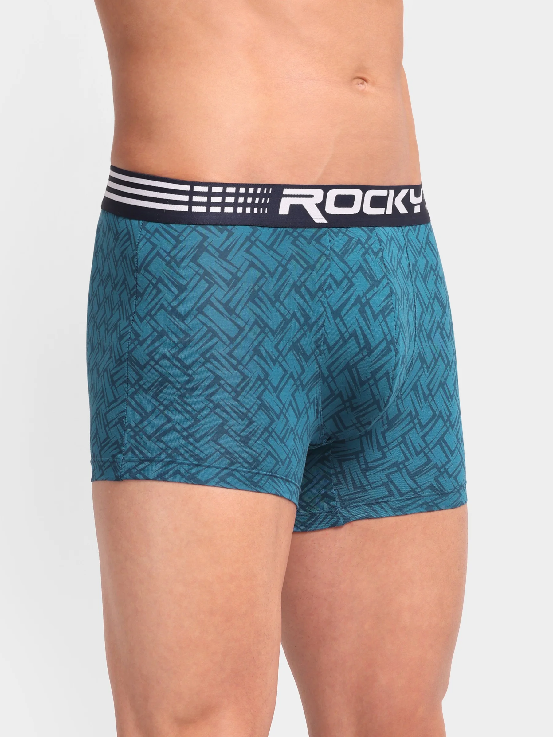 RANJIT Rocky Flash Modal Trunk - Printed Top Elastic - Image 5
