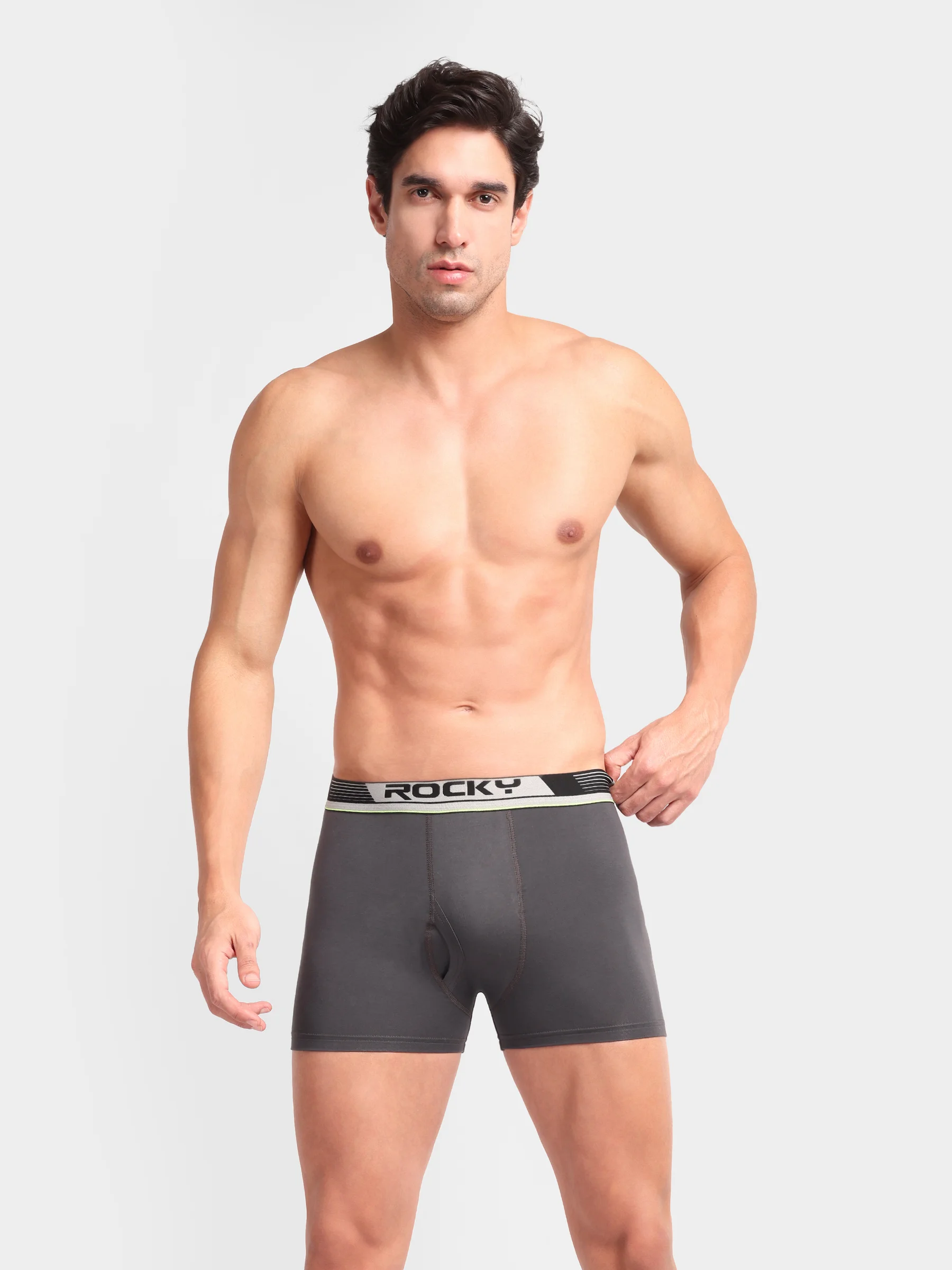 RANJIT Rocky Micra Lycra Trunk - Plain Top Elastic