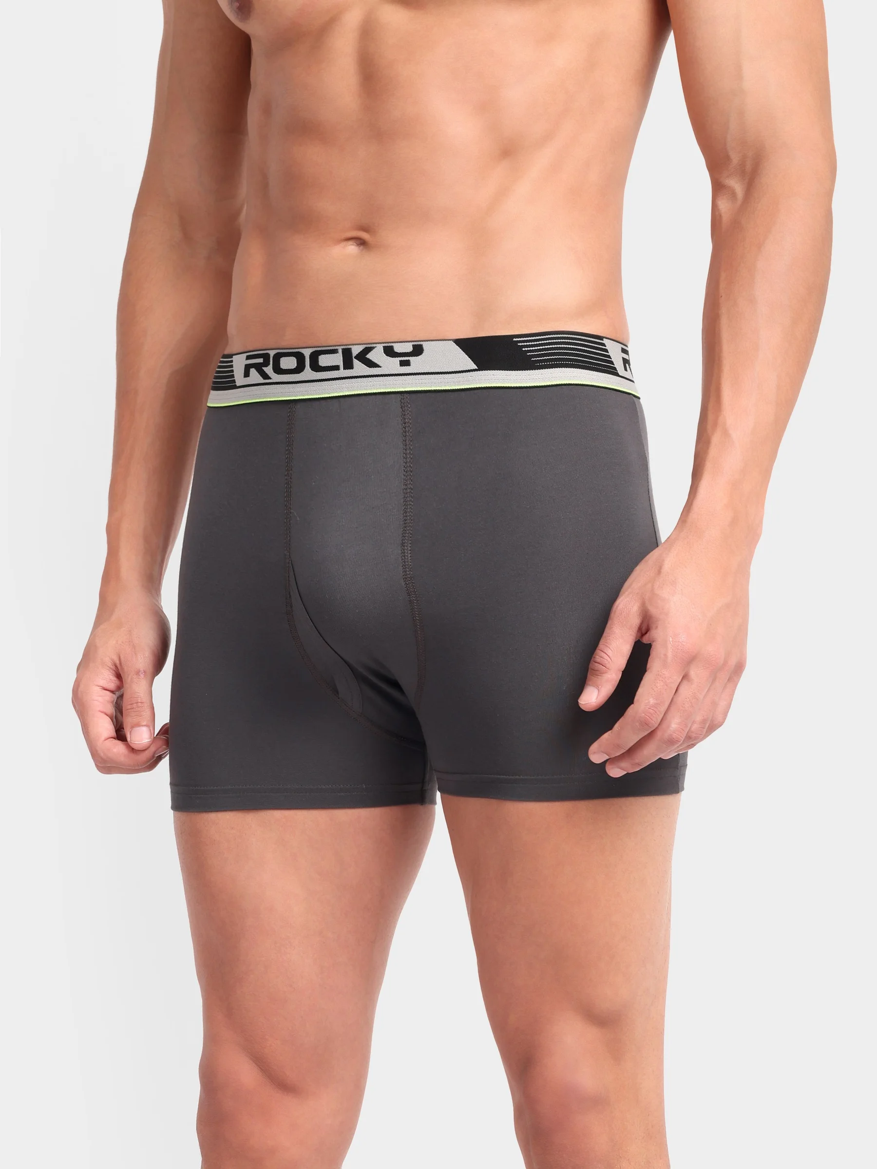 RANJIT Rocky Micra Lycra Trunk - Plain Top Elastic - Image 3