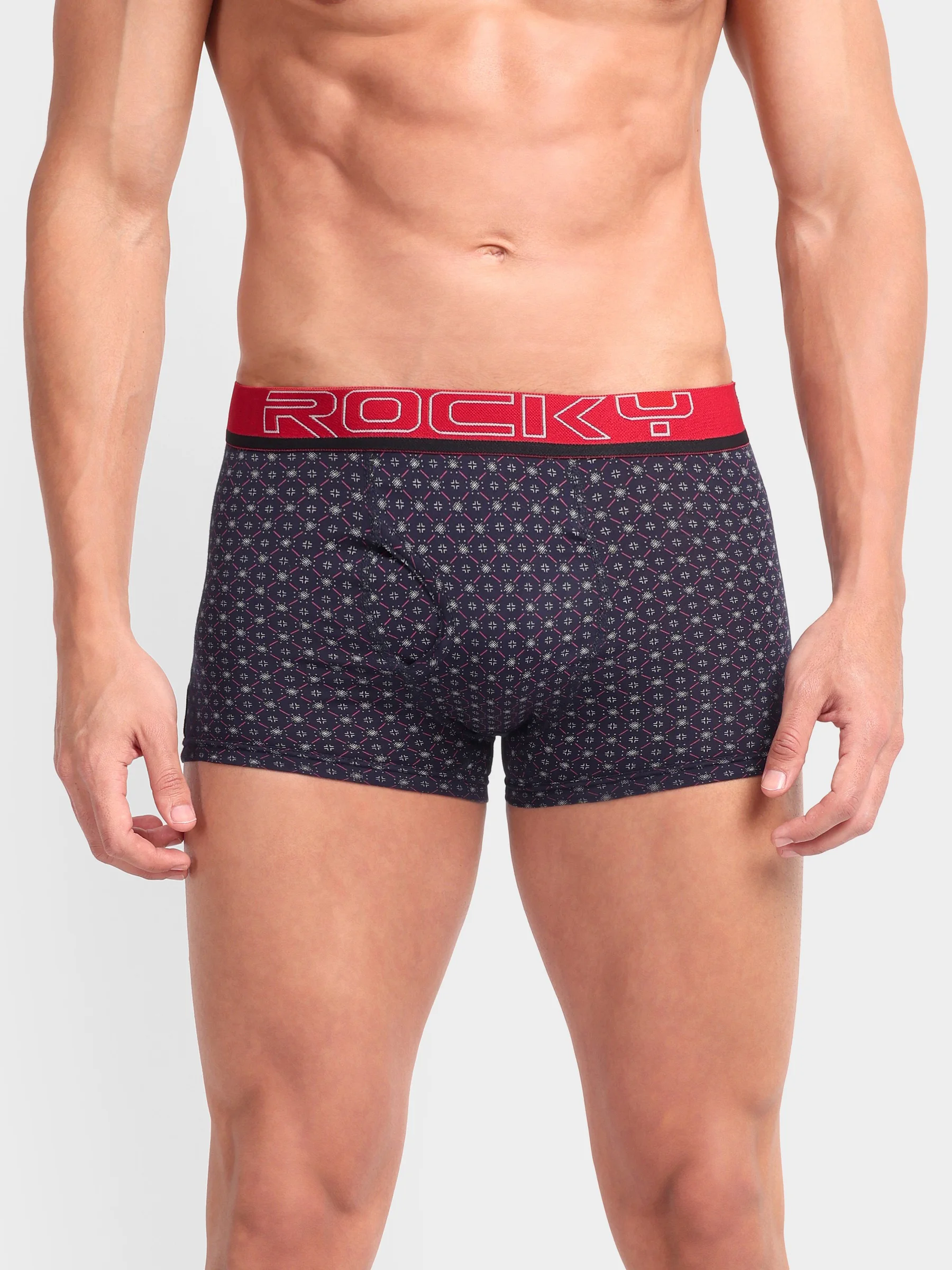 RANJIT Rocky Polo Printed Semi Long Trunk - Top Elastic - Image 2