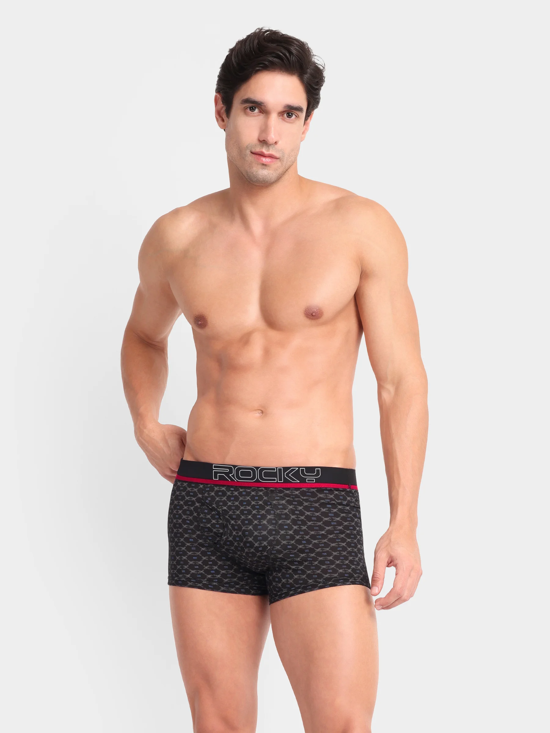 RANJIT Rocky Polo Printed Semi Long Trunk - Top Elastic - Image 8
