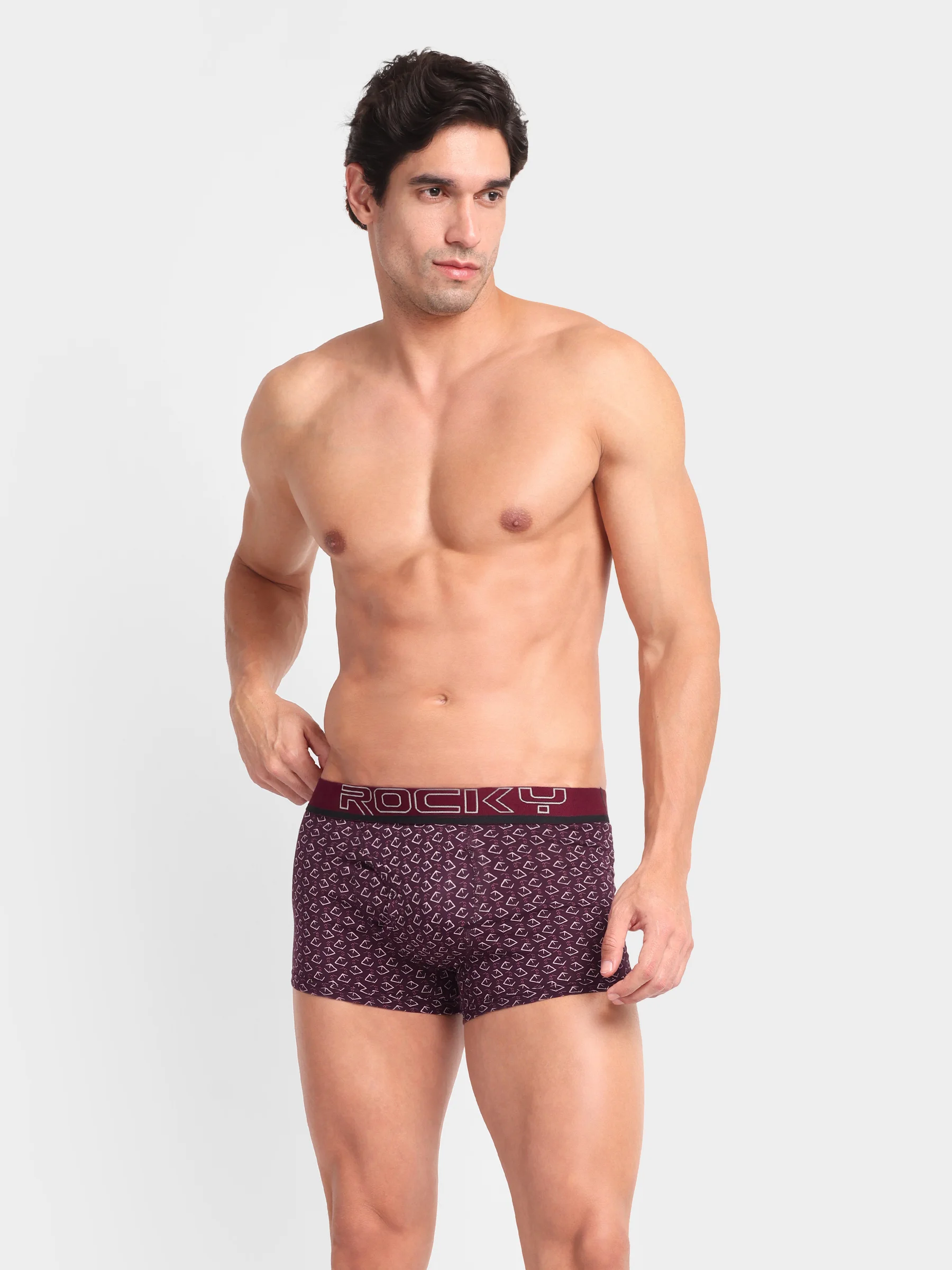 RANJIT Rocky Polo Printed Semi Long Trunk - Top Elastic - Image 15
