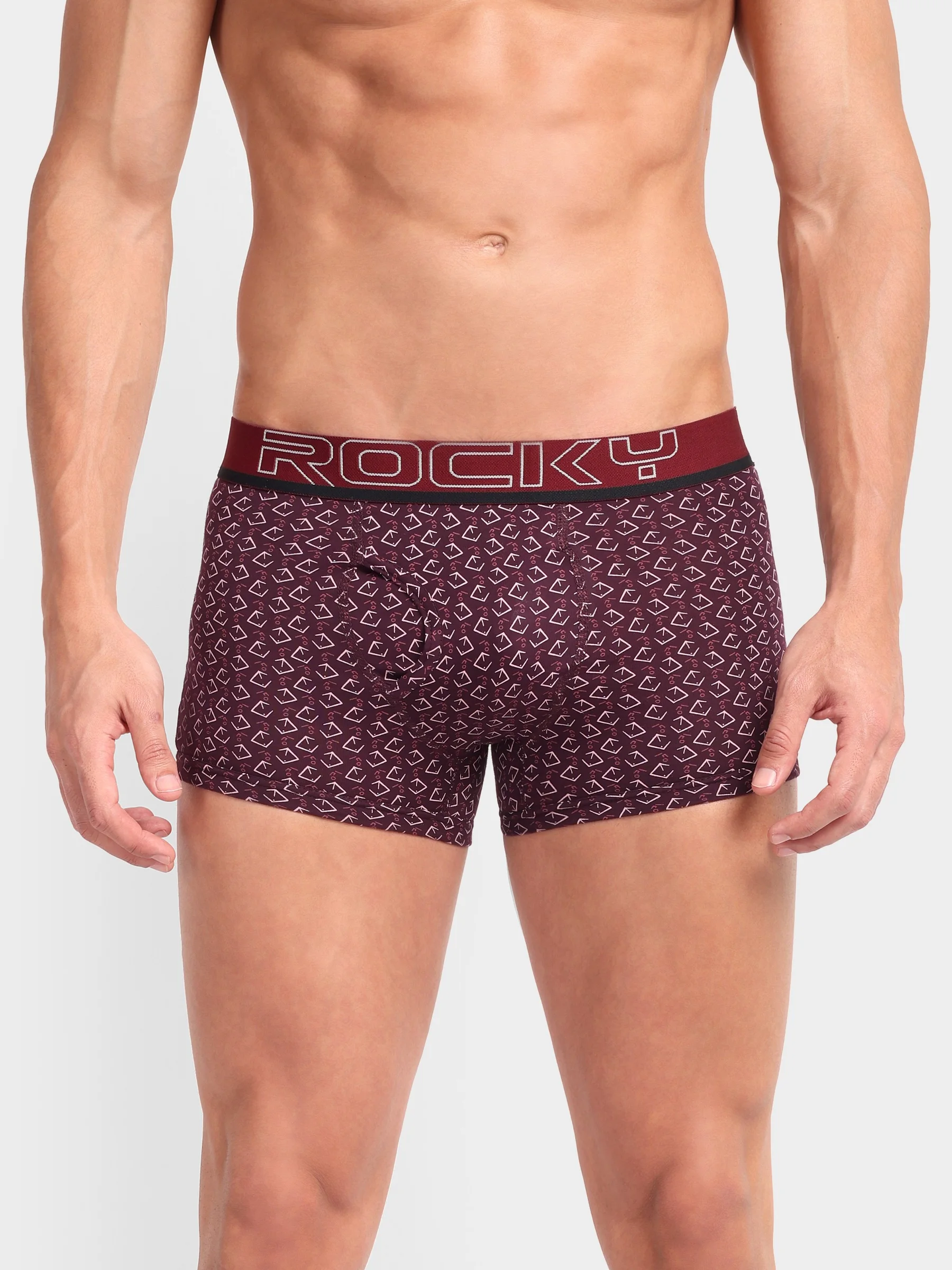 RANJIT Rocky Polo Printed Semi Long Trunk - Top Elastic - Image 16
