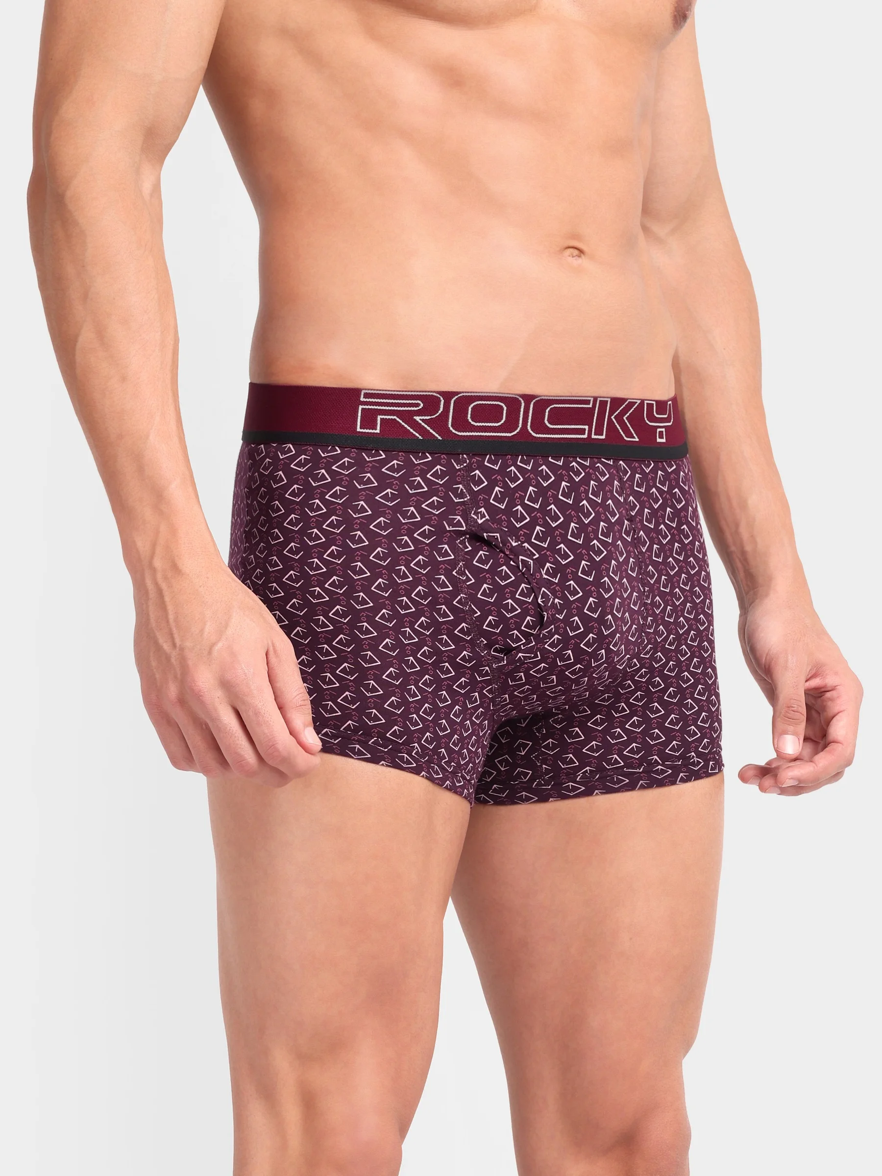 RANJIT Rocky Polo Printed Semi Long Trunk - Top Elastic - Image 17