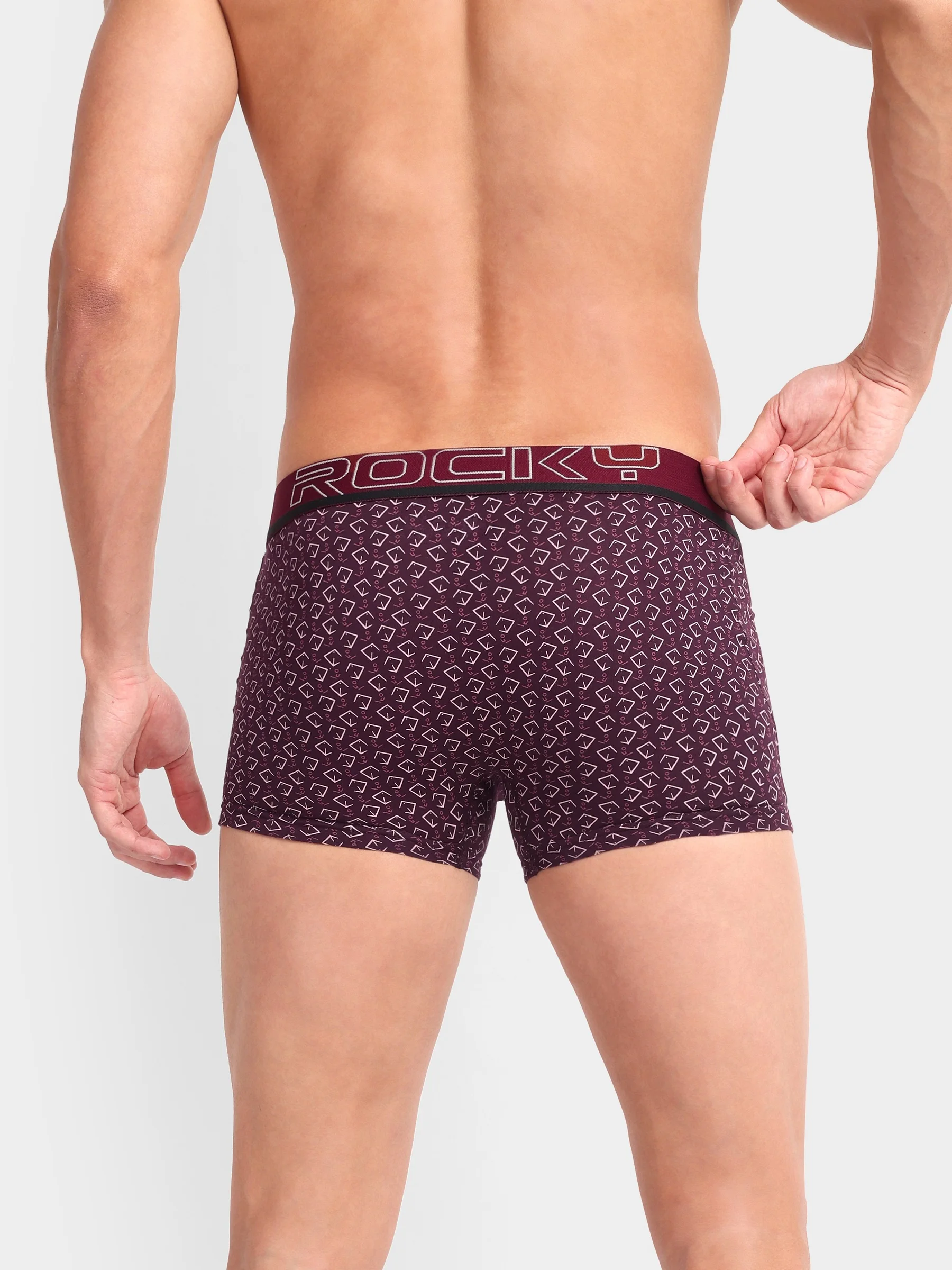 RANJIT Rocky Polo Printed Semi Long Trunk - Top Elastic - Image 18