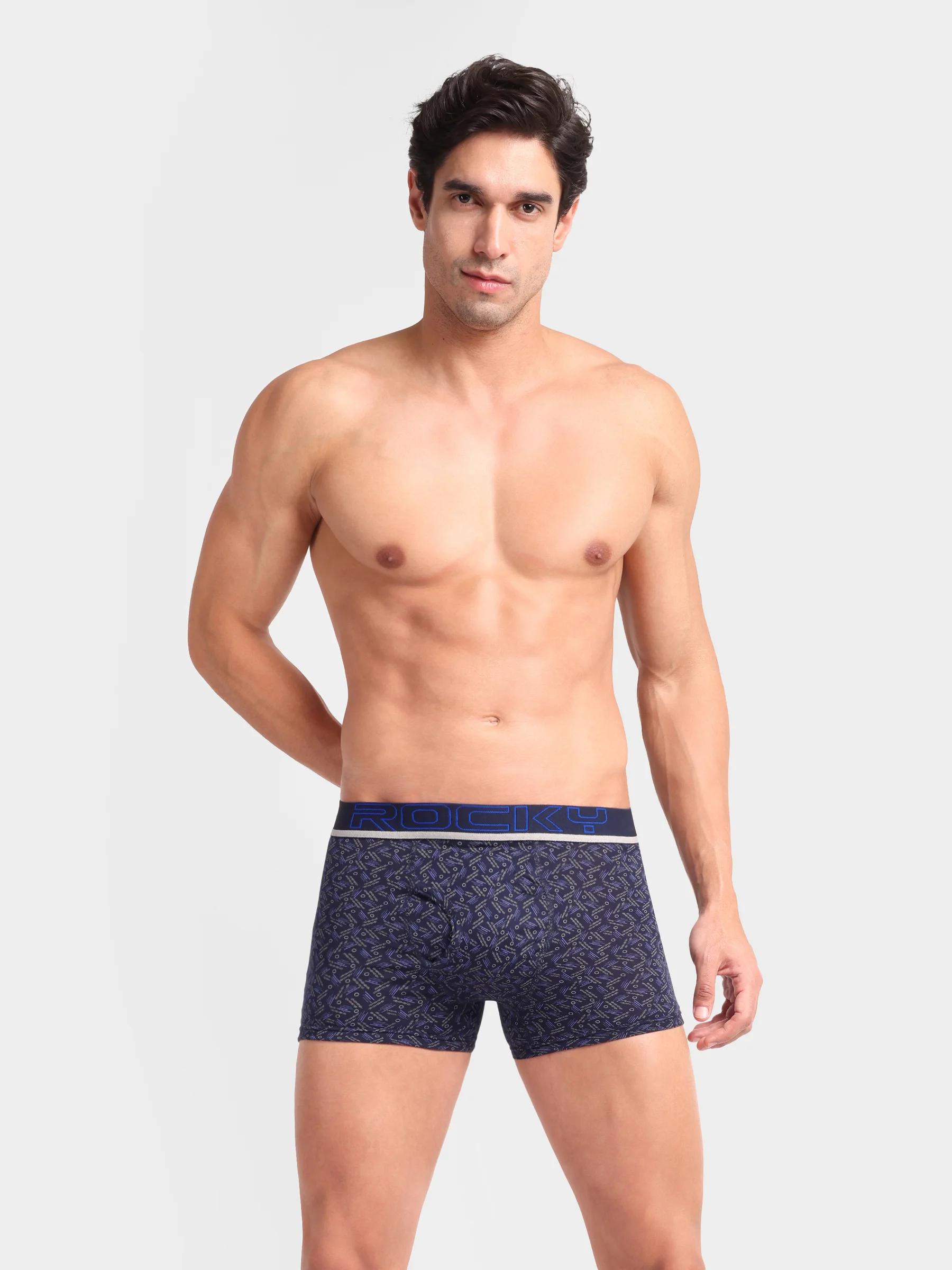 RANJIT Rocky Polo Printed Semi Long Trunk - Top Elastic - Image 22