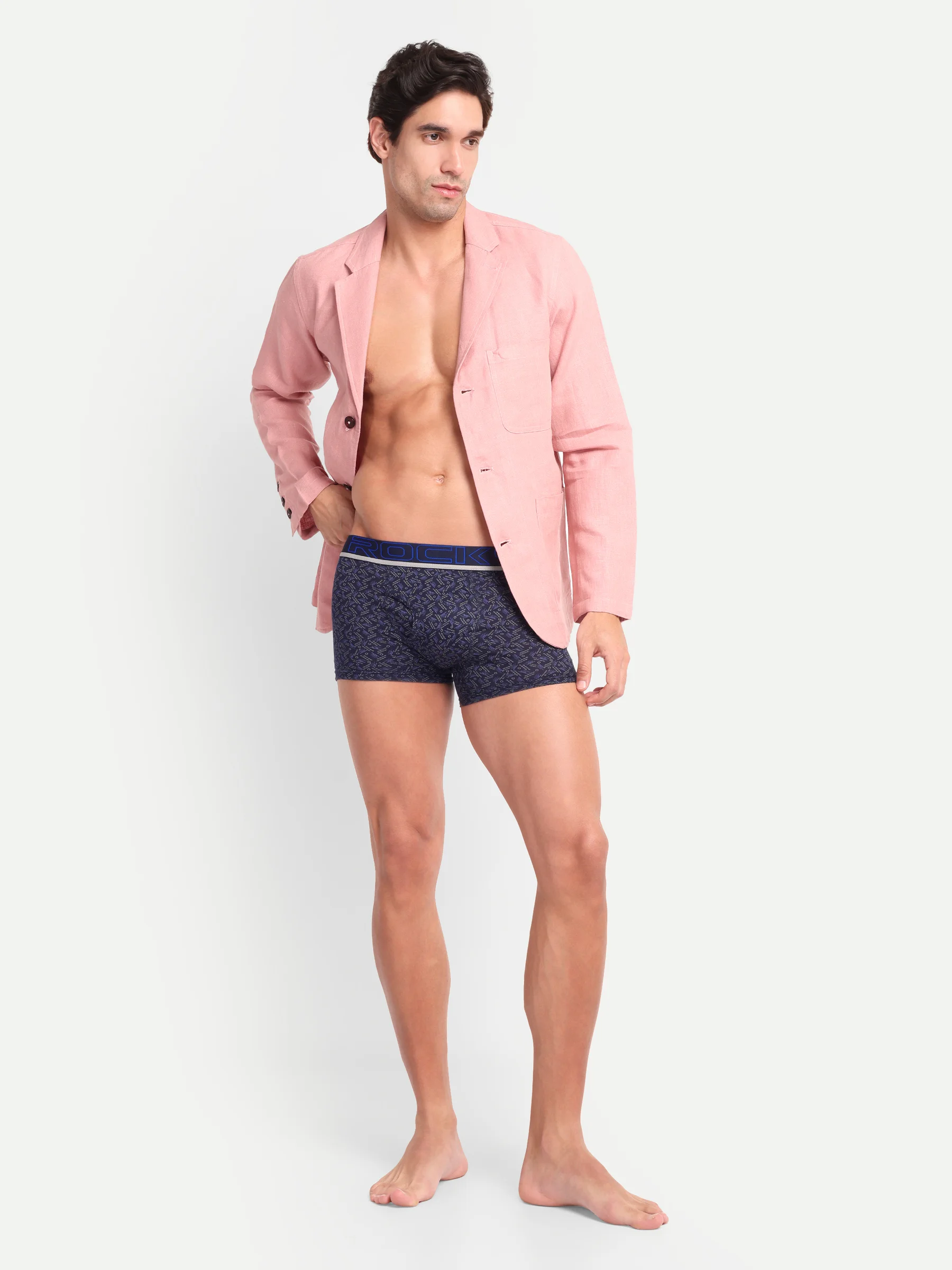 RANJIT Rocky Polo Printed Semi Long Trunk - Top Elastic - Image 27