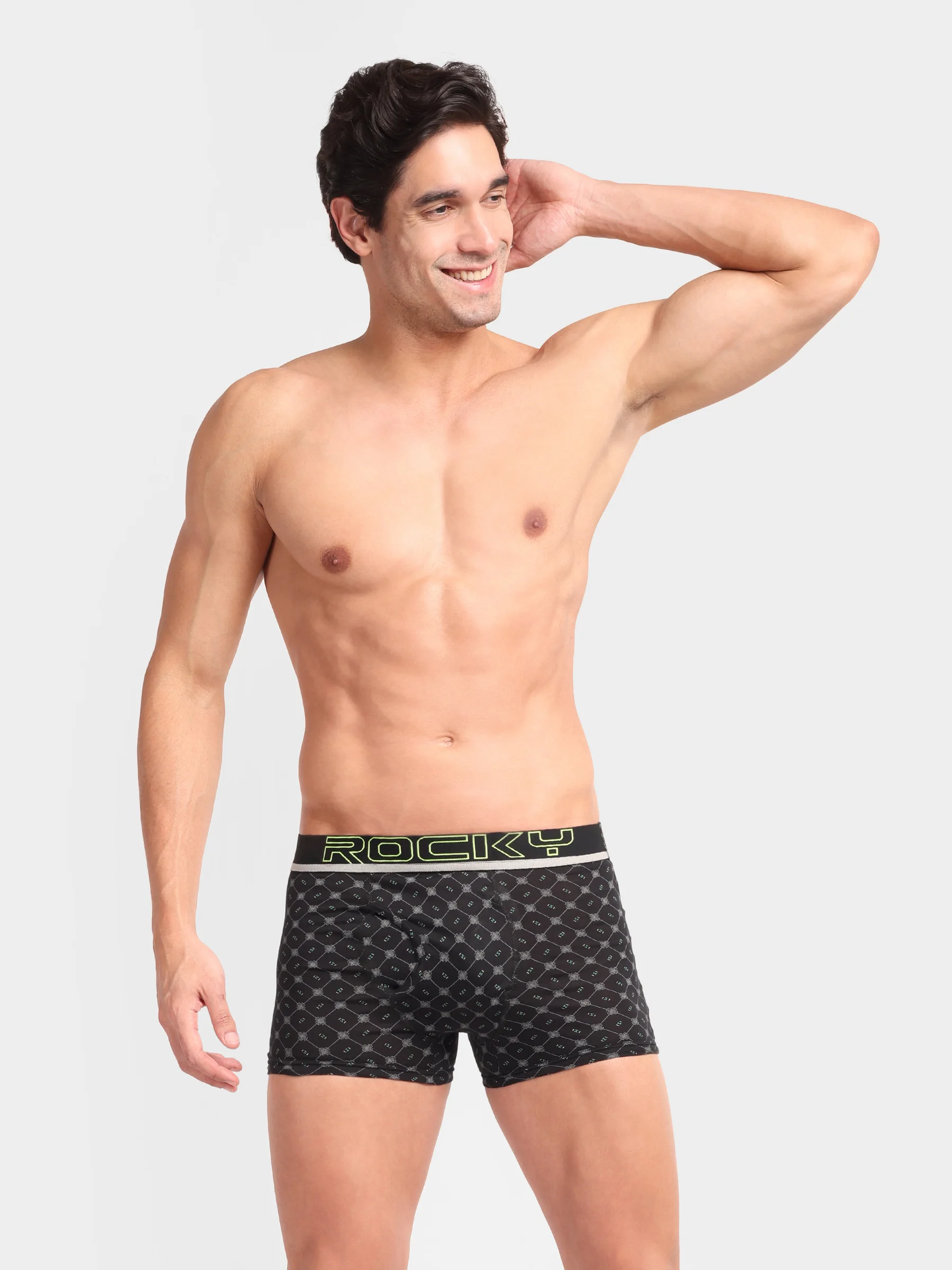 RANJIT Rocky Polo Printed Semi Long Trunk - Top Elastic - Image 29