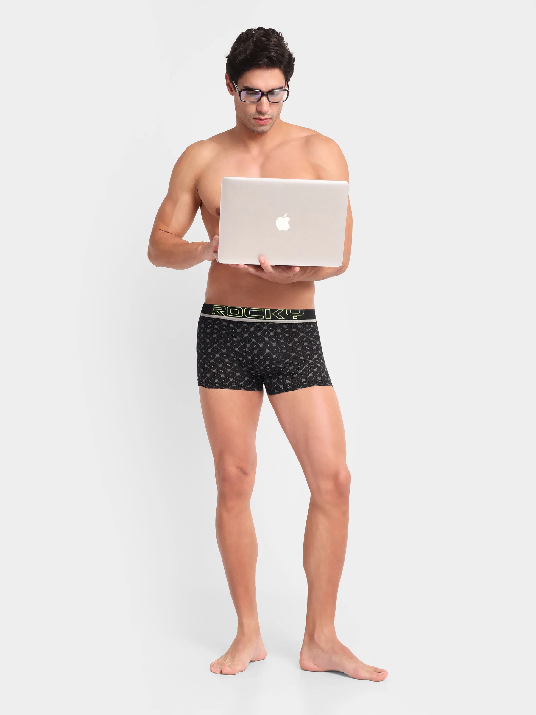RANJIT Rocky Polo Printed Semi Long Trunk - Top Elastic - Image 34